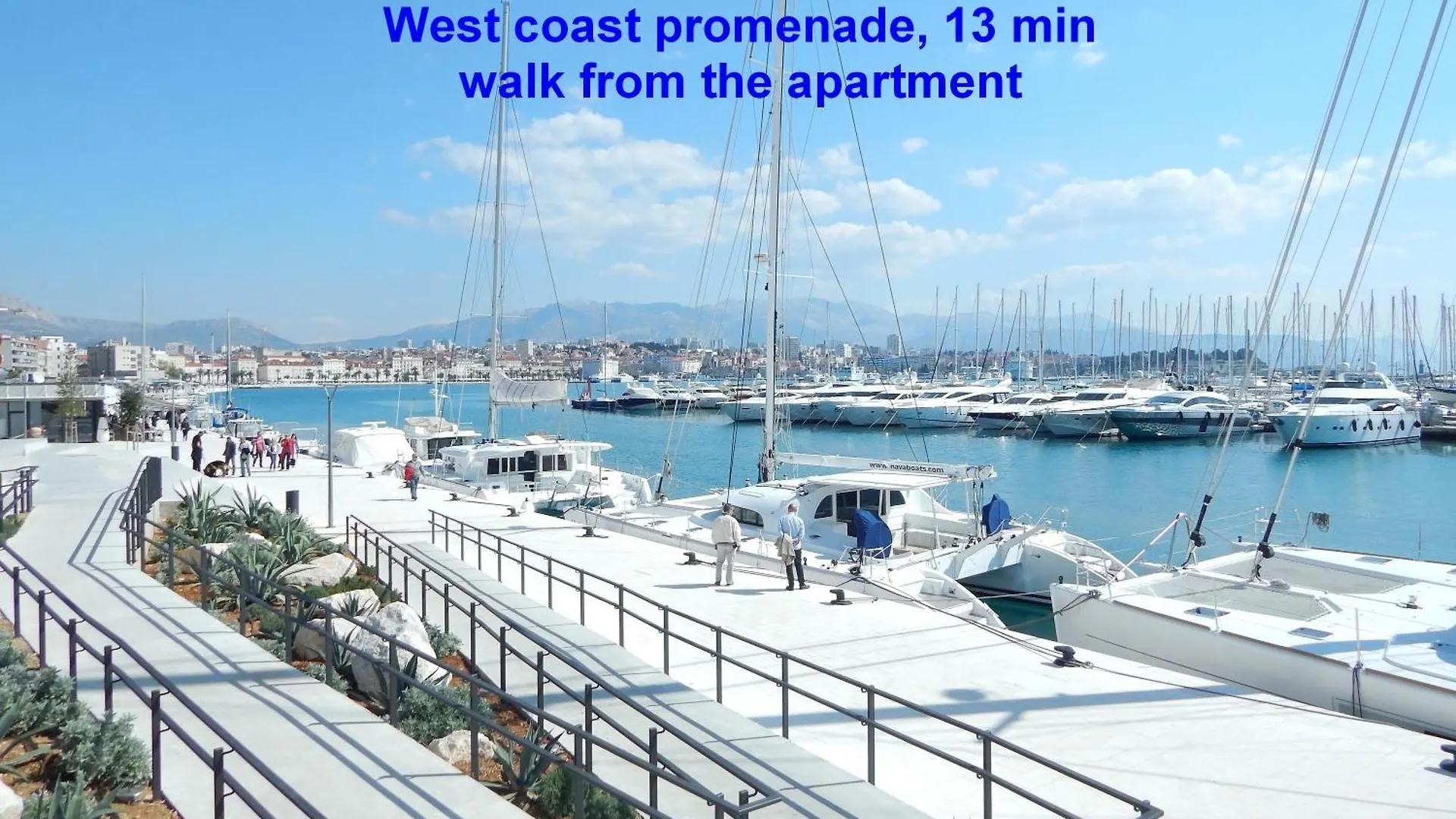 A1-Luxury Apt W Big Balcony 4 Min Walk To Beach Сплит 0*,  Хорватия